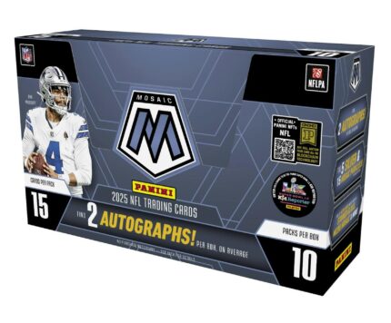 2025 Panini Mosaic Football Hobby 12-Box Case (Presell)